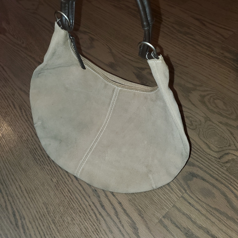 Beige hand bag